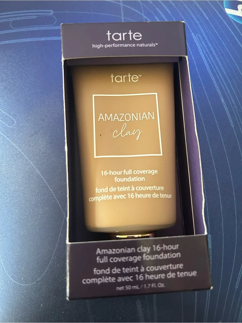Tarte Amazonian Clay Foundation - Warm Brown Tube with Wood Cap